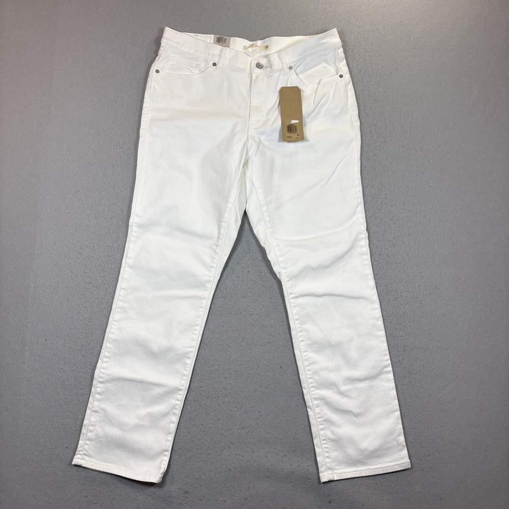 Levi's Classic Straight Mid Rise Off‎ White 14M 32x30 NWT